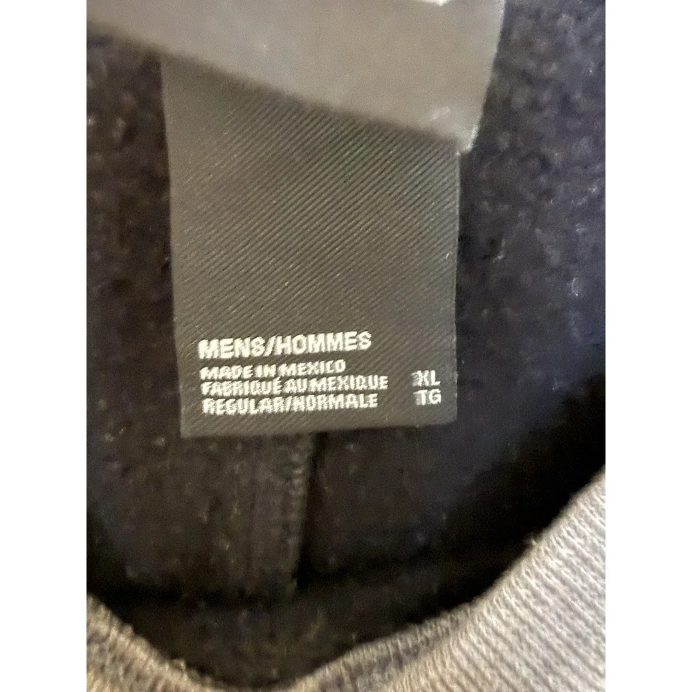 The North Face Gray Black Crew Neck Long Sleeves Pullover‎ Sweatshirt Men's XL